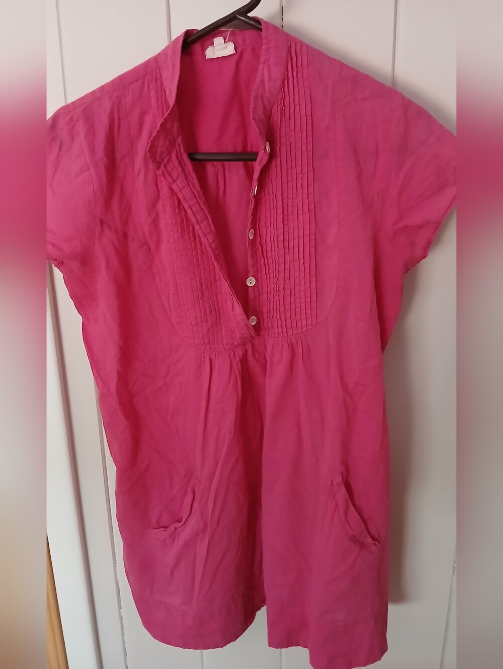 Cap Sleeve Cotton Tunic